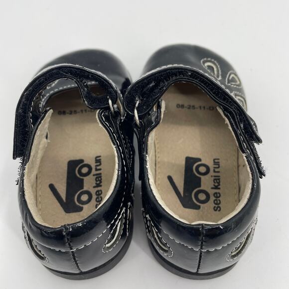 SEE KAI RUN Jane Hook Loop Patent Leather Mary Jane Little Kid Size 5 - Picture 6 of 9